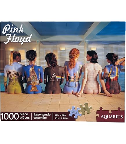 Amazon.com: AQUARIUS Pink Floyd Back Art 1000 Piece Jigsaw Puzzle