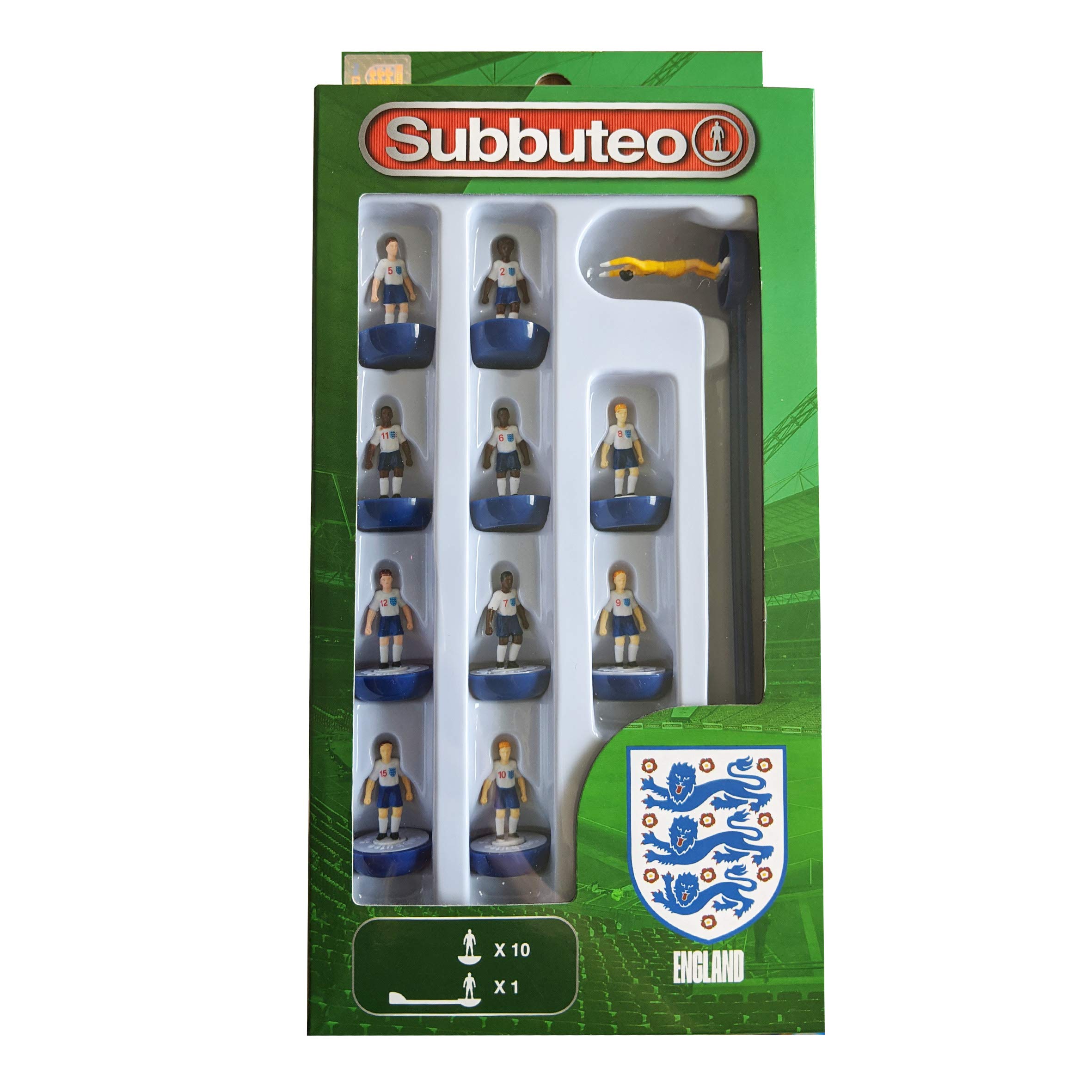 Subbuteo England Team Player Set,3485, Blue,white