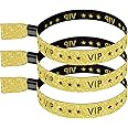100 Pack VIP Cloth Wristbands for Events (Color : Gold)