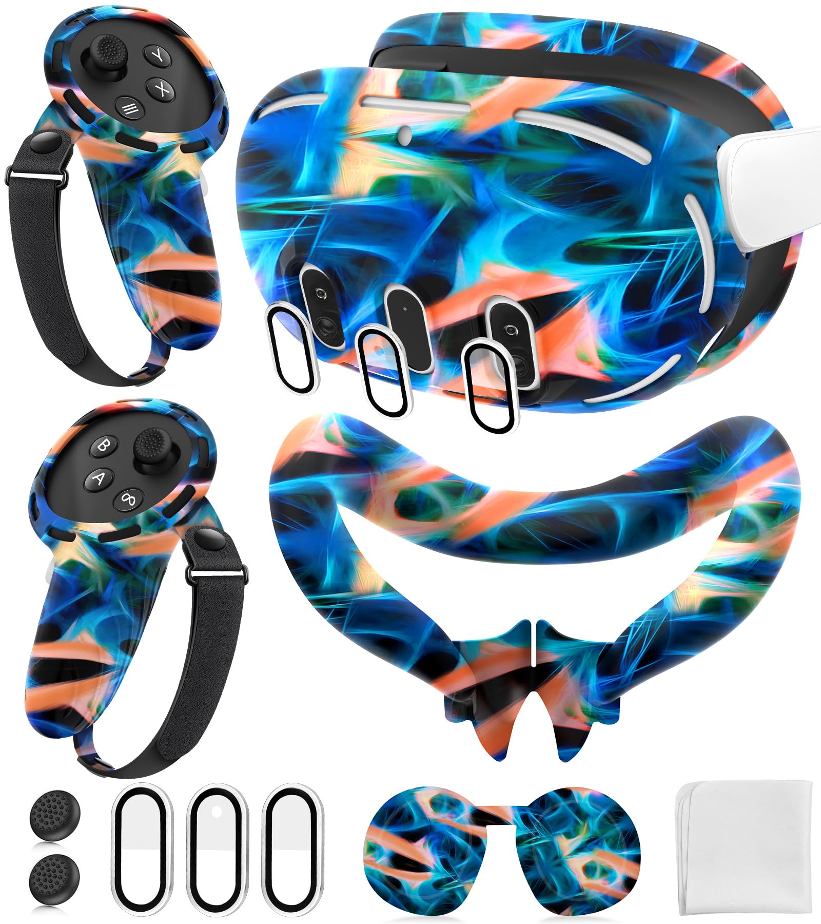 Silicone Cover Set Compatible with Meta/Oculus