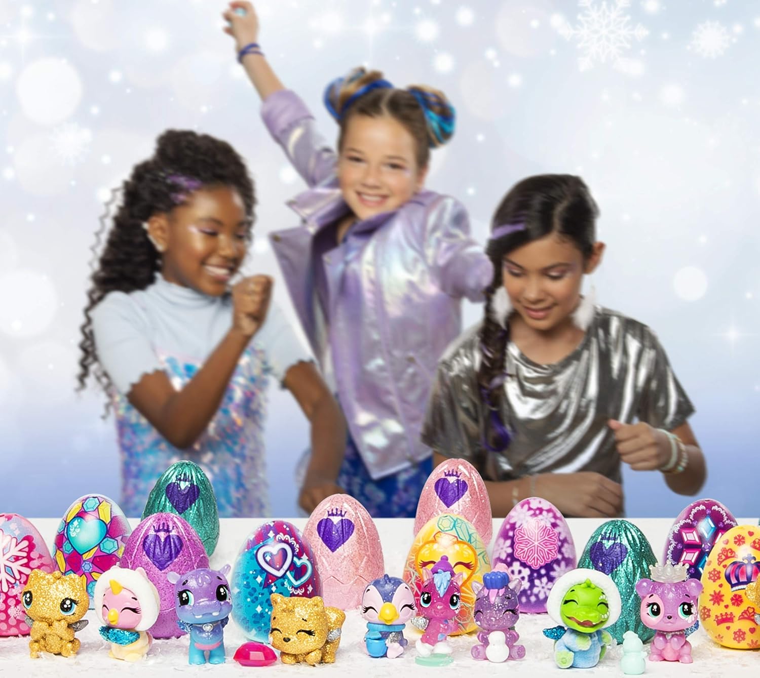 Hatchimals CollEGGtibles, Royal Multipack with 4 Hatchimals and Accessories, for Kids Aged 5 and up (Styles May Vary): Toys & Games