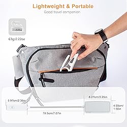 Gritin 9 LED Rechargeable Book Light for Reading in