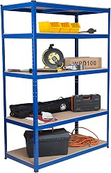 The Workplace Depot Garage Storage Shelving 1800x1200x600mm 5 Adj MDF Shelves view 4