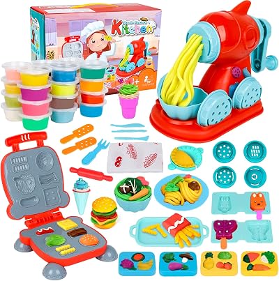 Jovicos Dough Tools 51Pcs Set with 24 Colors Kitchen Creations