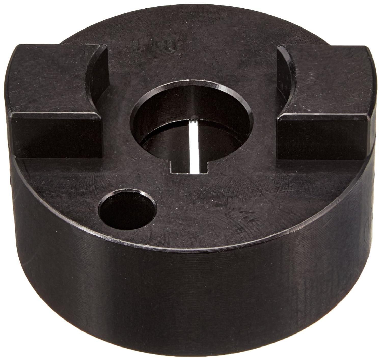 Ruland MOCC5116A Oldham Coupling Hub with Keyway, Clamp Style, Black
