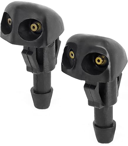 Windshield Washer Nozzle & Hose Kit - Fits 2009-2014 Chevrolet Cruze (OE# 94556605) - Pack Of 3