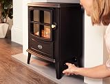 Dimplex Oakmead Optiflame Electric Stove Suite Black White Surround 2KW Heater view 6
