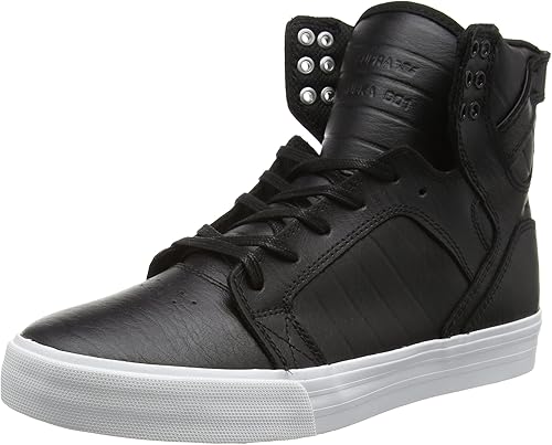 supra skytop black white