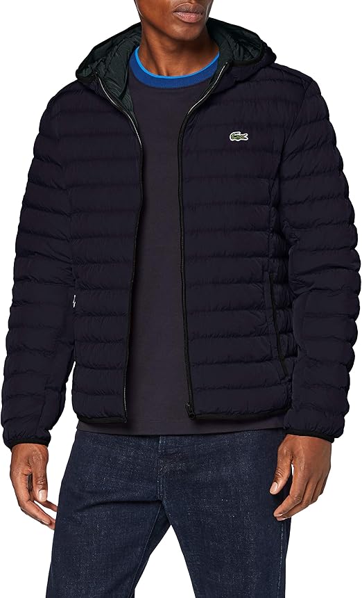 Lacoste Blouson - BH1930 - Homme - Bleu Marine - 46: Amazon.fr: V??tements et accessoires