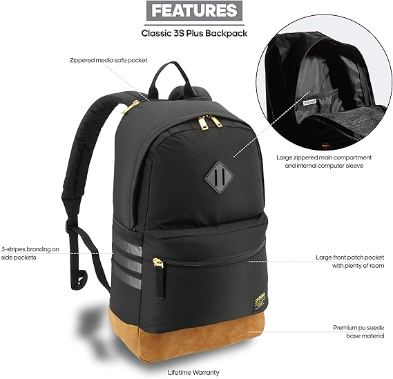 adidas classic 3s plus backpack