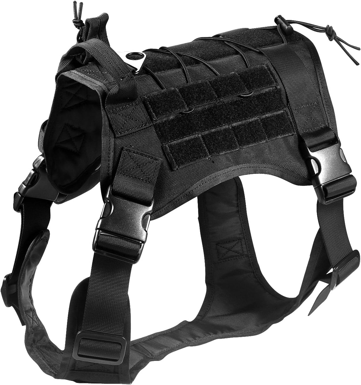 Feliscanis Tactical Service Dog Vest Military Patrol K9 Dog Vest