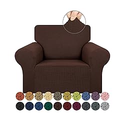 KEKUOU Stretch Single Sofa Slipcover 1 Piece Couch