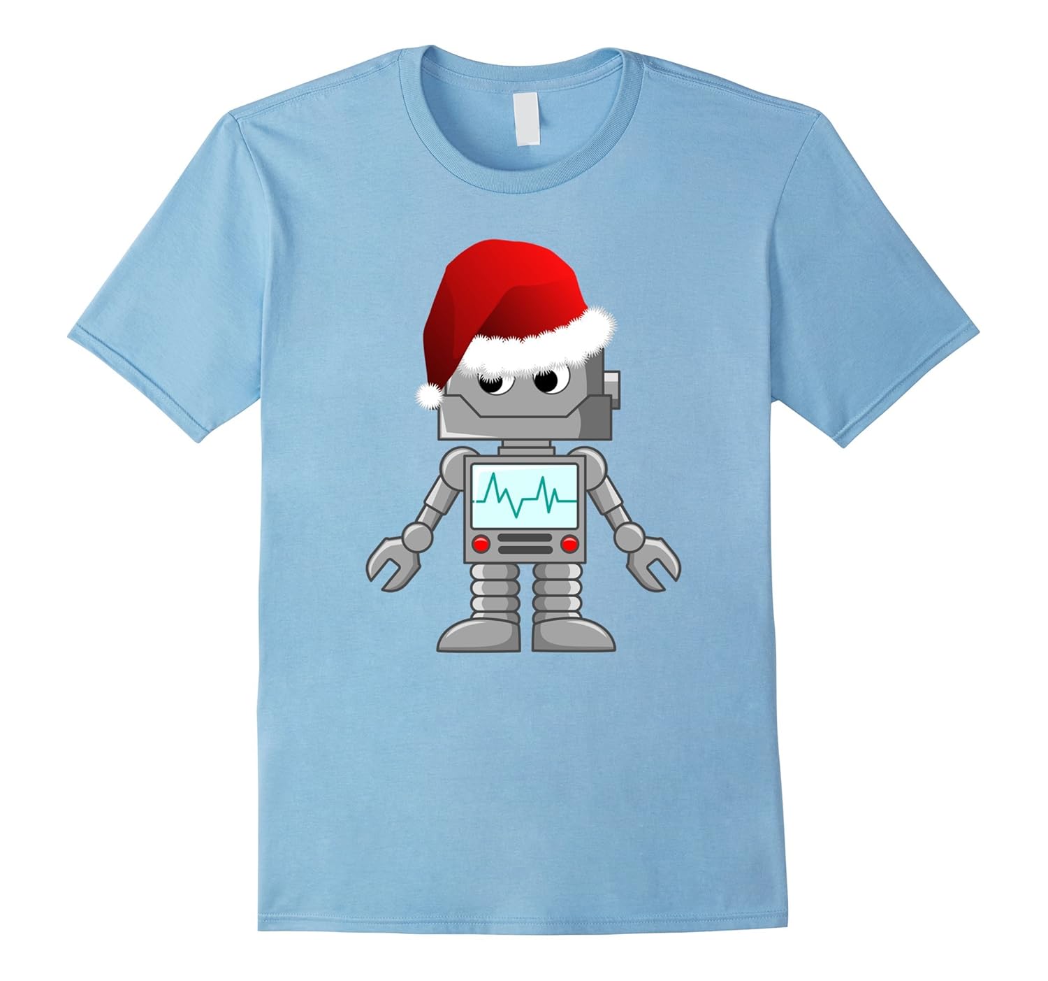 Robot Christmas Shirt for Kids - Santa Robot Tee-ANZ