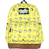 INTIMO Nickelodeon SpongeBob SquarePants Face Expressions All Over Print Backpack 16"