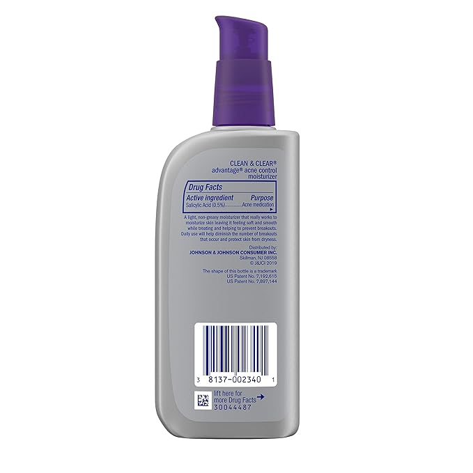 clean & clear advantage acne moisturizer