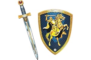 Liontouch Knight Toy Sword & Shield for Kids | Pretend Play Set in Foam for Children & Toddlers with Medieval Horseback Riding Knight Theme | Safe Weapons & Battle Armor for Dress Up & Costumes