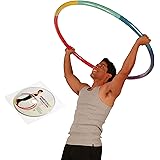 Sports Hoop Weighted Hoop, Weight Loss Trim Hoop 4B - 3.9lb (41 inches Wide) Large, Weighted Fitness Exercise Hula Hoop with No Wavy Ridges (46 Minutes Workout and Lesson DVD Included)