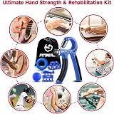 FitBeast Grip Strengthener 5 Pack Adjustable Forearm Hand Grips Kit view 5