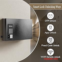 24 Key Lock Box Wall Mount, Smart Key Cabinet, use