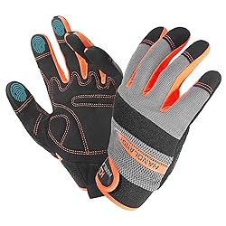 HANDLANDY Touchscreen Work Gloves for Men and