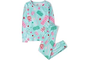 The Children's Place Baby Christmas and Holiday Kids 2 Piece Pajama Sets, Velour