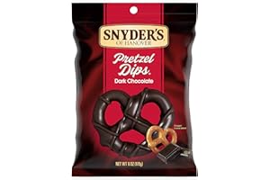 Snyder's of Hanover Pretzels, Dips Dark Chocolate Covered Pretzels, 6 Oz