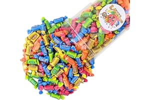 GRANDYS CANDYS Mini Tootsie Roll Chews, Individually Wrapped, Bulk Candy, Fruit Flavored (2 Pounds)