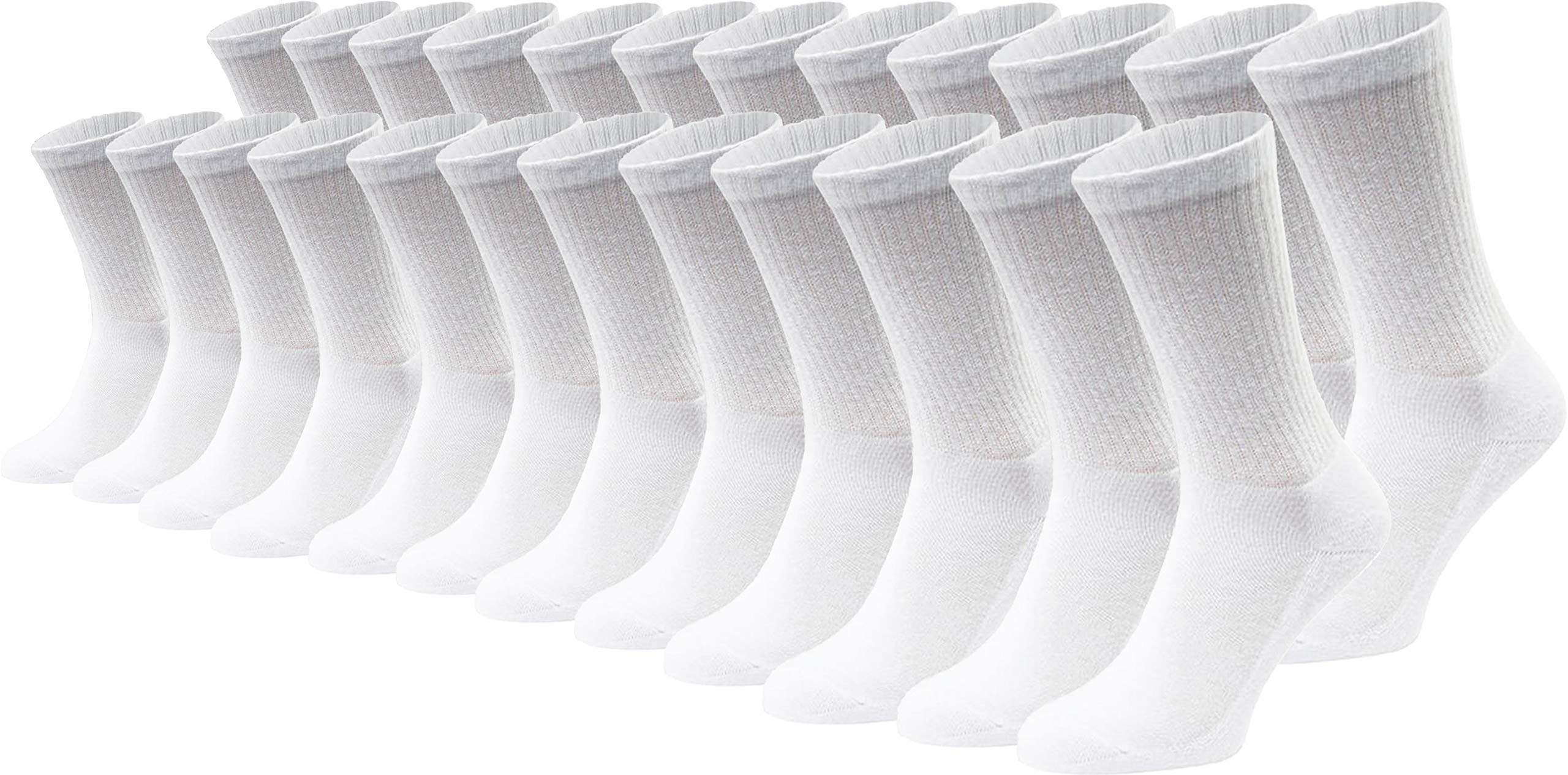 Photo 1 of * BLACK**
Cotton Crew Socks, 24 Pairs, Men Women Premium Moisture Wicking Casual Sport Unisex Value Bulk Pack