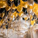 HYKJNBW Black Party Balloons 50 Pack 12inch Thicken Latex Helium Party Decor view 4