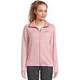 Columbia Women's Sweater Weather Full Zip II, Pink Agave/Dusty Pink Heather, XX-Large