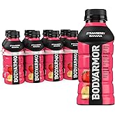 BODYARMOR Sports Drink, Strawberry Banana Electrolyte Drink, 12 Oz (8 Pk) | Coconut Water Hydration Drink, Flavored Water Sport Beverage, 590mg Electrolytes, Natural Flavors &amp; Sweeteners + Antioxidants