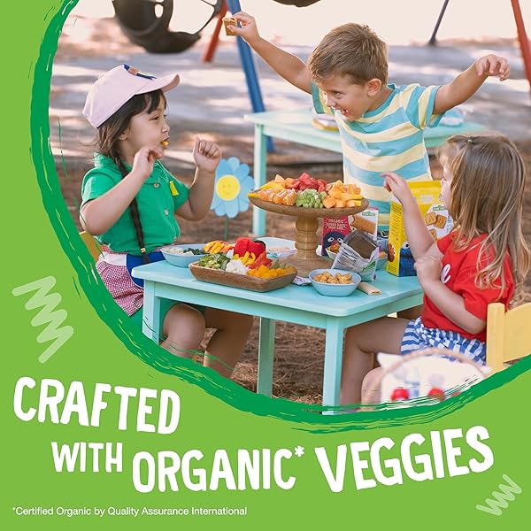 EARTH’S BEST ORGANIC VEGGIE PUFFS FOR TODDLERS 2 YEARS OLD AND UP, ORIGINAL FLAVOR, 1.55 OUNCE BAG