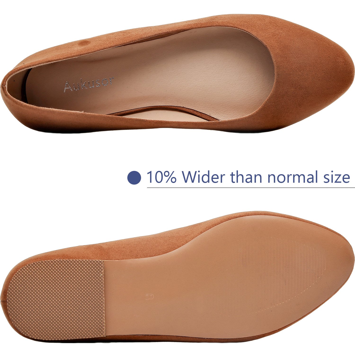womens wide width flat shoes