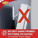 Command Large Utility Hook Pack of 7 Hooks and 12 Strips White Holds 2.2 kg view 8
