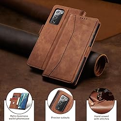 Jasonyu Flip Wallet Case for Samsung Galaxy Note