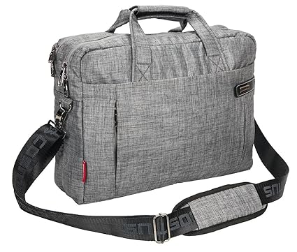 COSMUS Polyester 15 Ltr Grey Laptop Messenger Bag