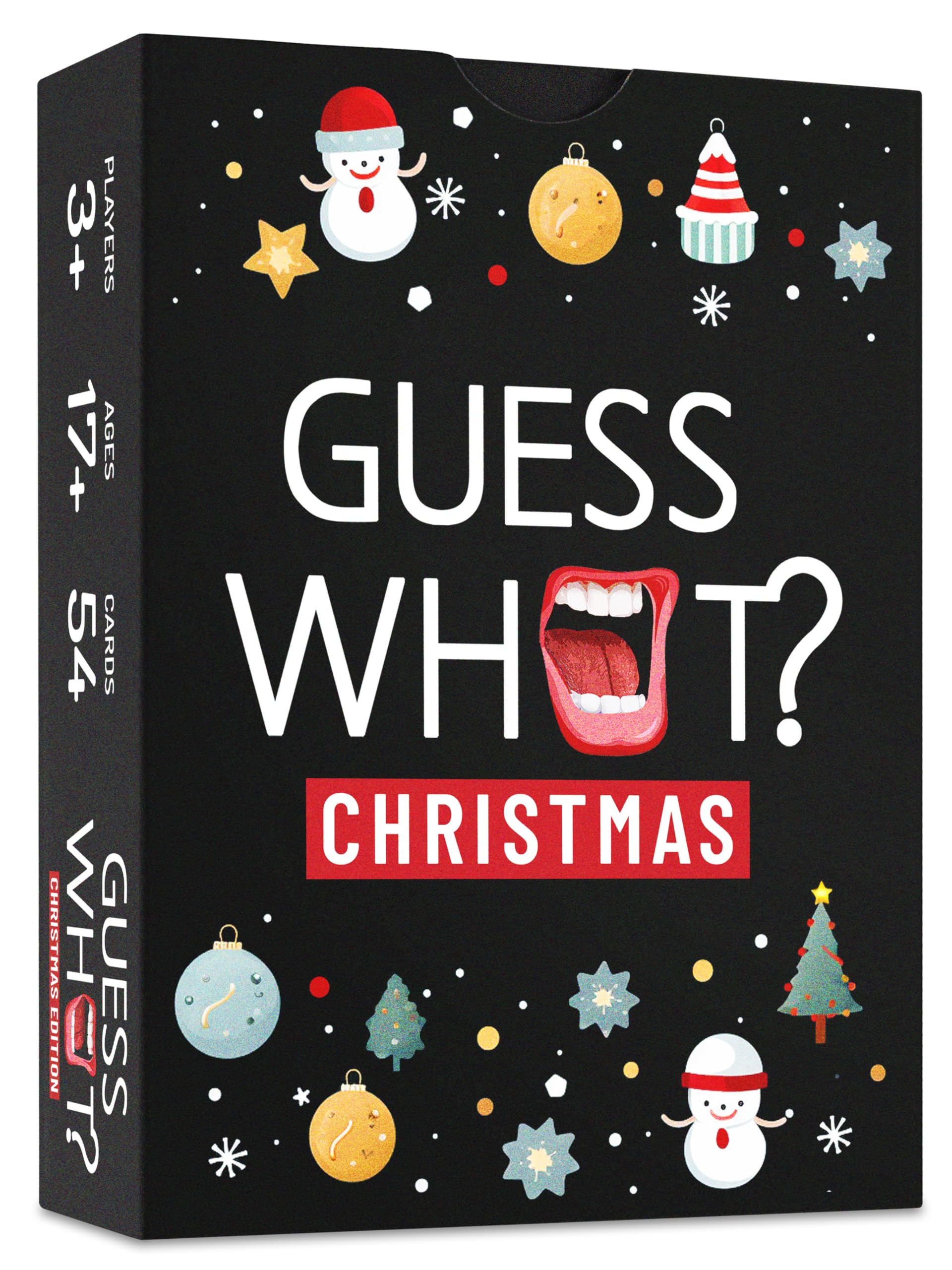 Christmas Card Game Guess What - Adult Games | Christmas Stocking Filler Games | Xmas Gift Ideas, Secret Santa Gifts | Holiday Party Games | Card Games for Adults Party | Card Games for Adults — image 1