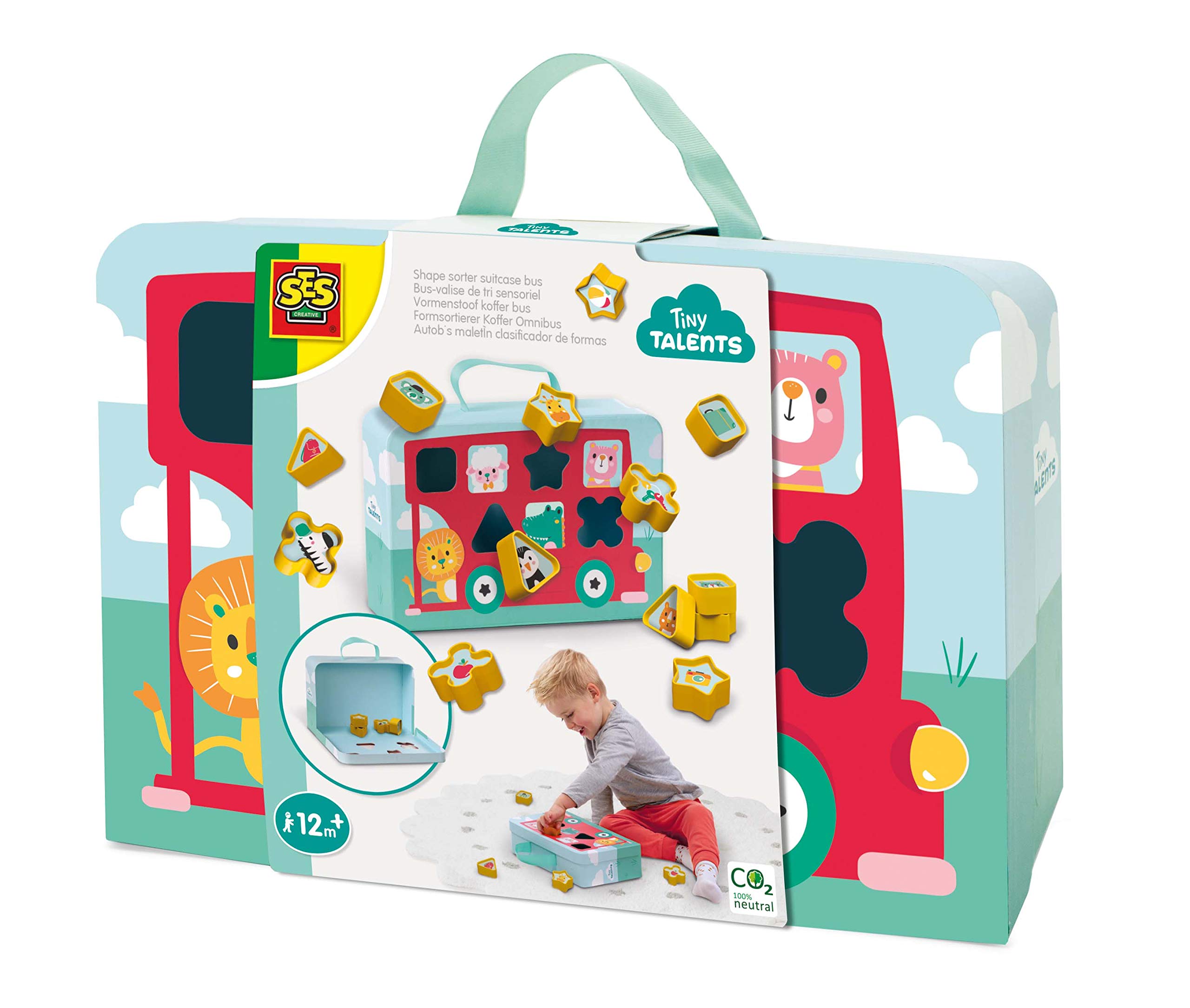 SES Creative Shape sorter suitcase bus
