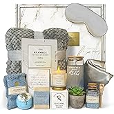 AHAGIFTREE ,Birthday Gift Basket,Get Well Soon Gift Baskets For Women,12PC Get Well Gifts for Women After Surgery,Care Package,Grief,Sympathy Gifts,Condolences Gift