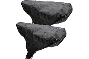 XONHYICN New Bicycle Seat Cushion Waterproof UV Protection Unisex for Gym Bike Mountain Bike Road Bike with Protective Lock Durable Rain Dustproof Cover