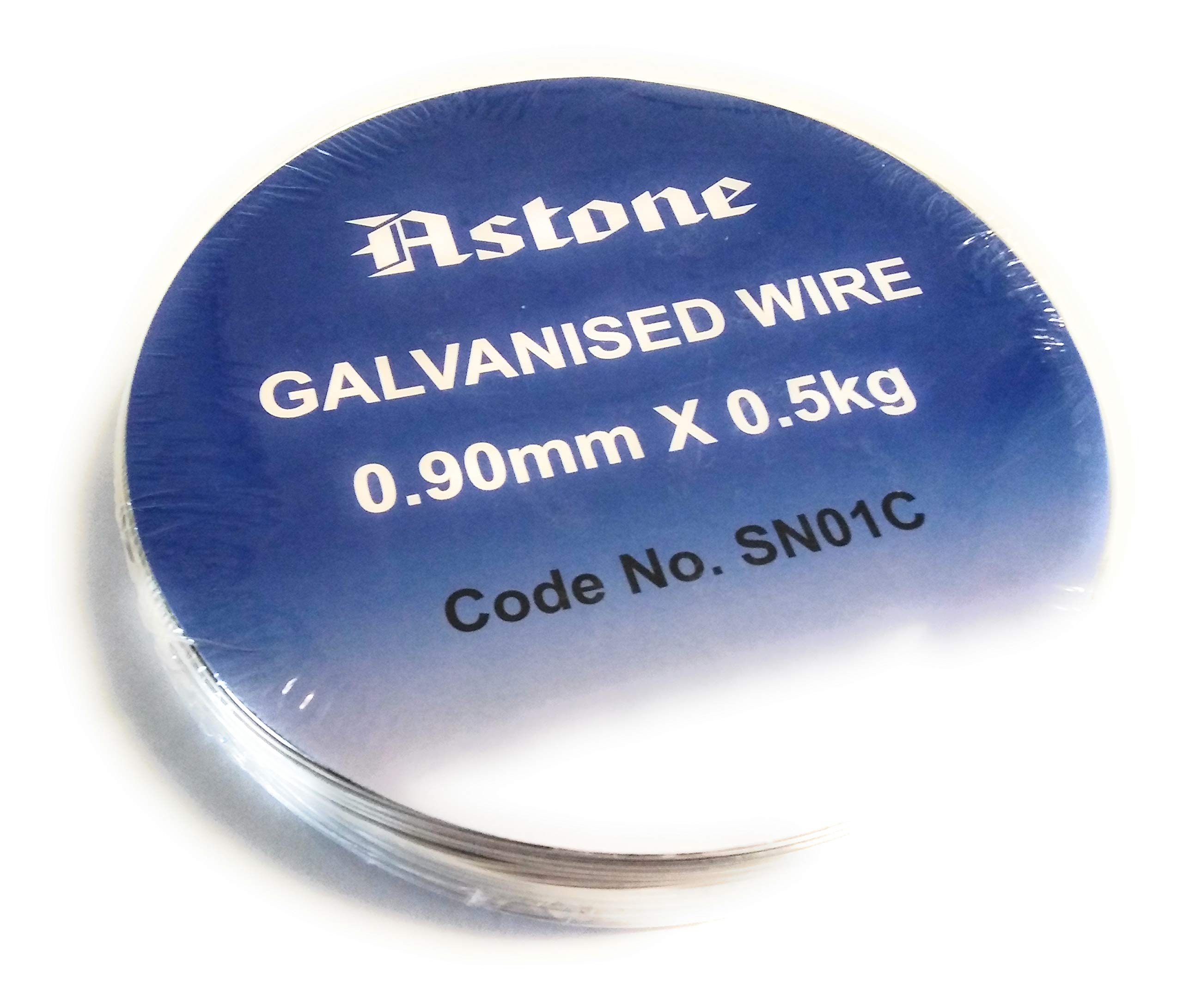Astone Galvanised Wire chicken wire/netting support wire (0.5kg galvanised wire, 0.9mm)