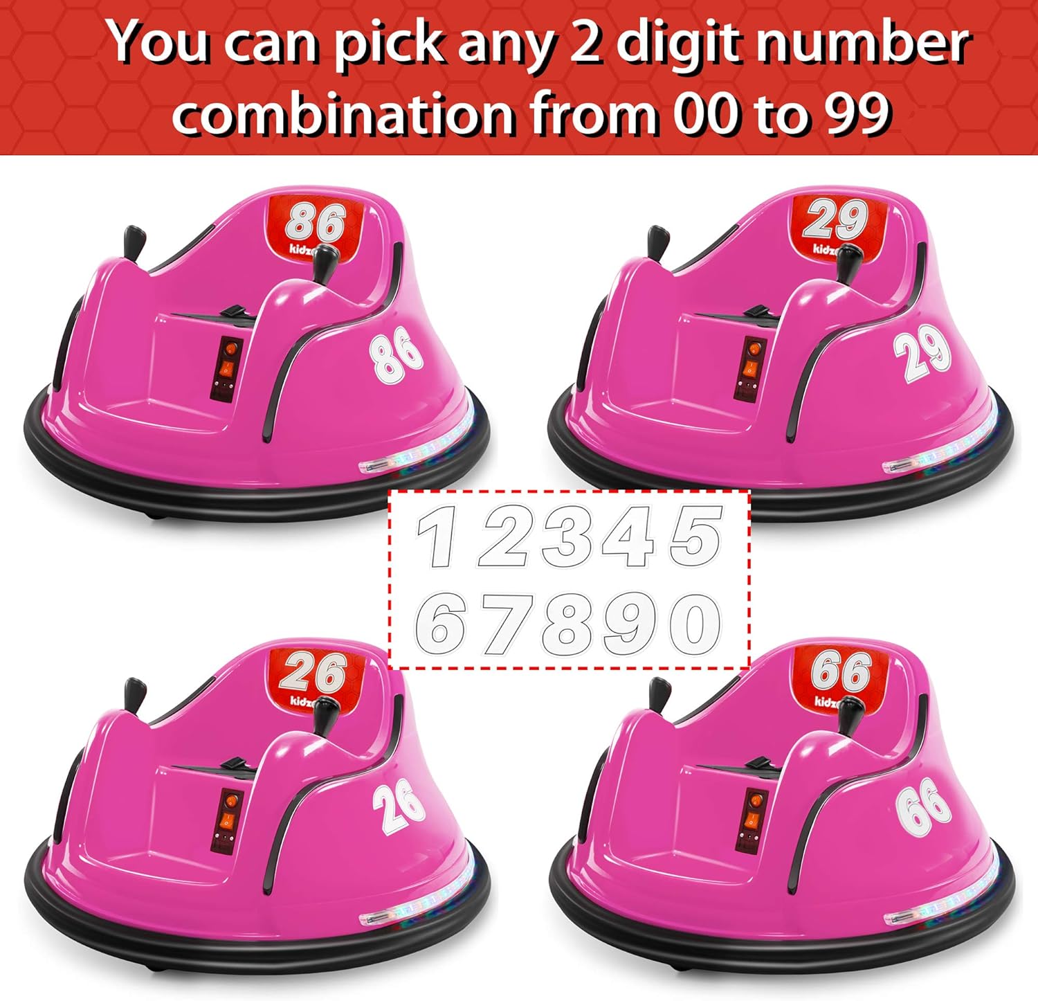 kidzone baby bumper car