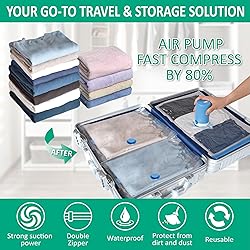 Cozy Essential Travel Vacuum Bags with Electric