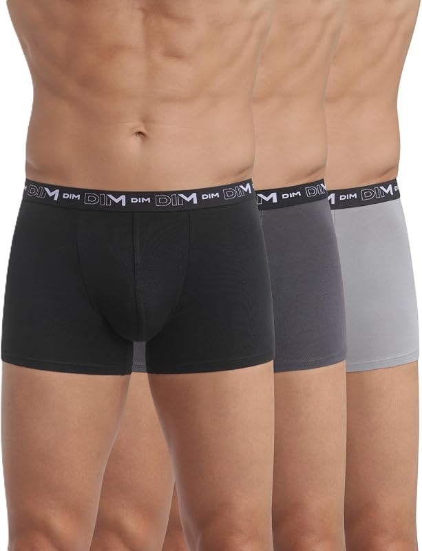 Set di 3 Boxer da Uomo Cotone Elasticizzato Traspirante | vestibilità ottimale | Senza Etichetta