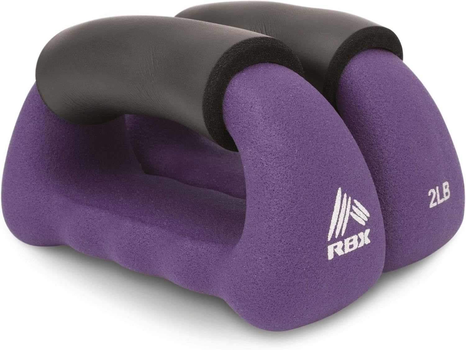 RBX Push-Up Bars & 2-Pound Hand Weights Combo for Fitness and Physical Therapy, Pair : Sports & Outdoors