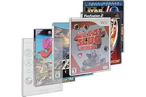 MALKO 10 Pack Video Game Protector Case Compatible with: PS2 | WII - WII U | Gamecube | Xbox & DVD Standard Case | Acid Free Protective Sleeve