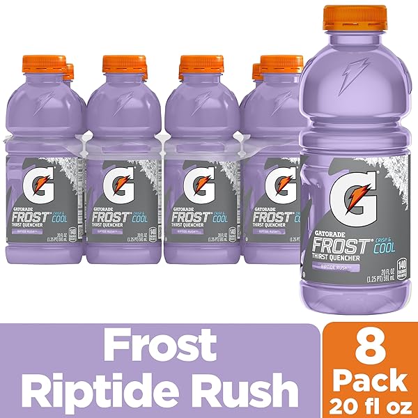 GATORADE FROST THIRST QUENCHER, 20 FL OZ BOTTLES, 8 PACK
