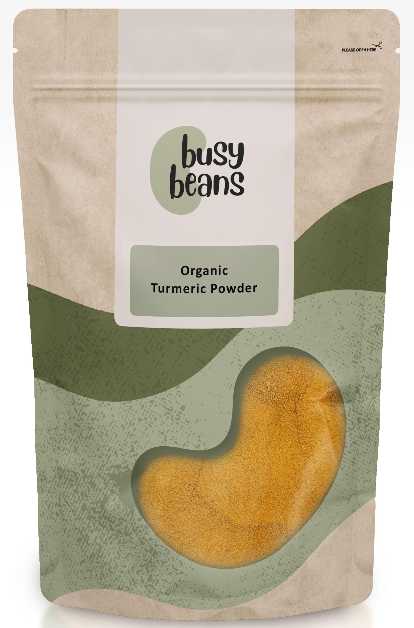 Organic Turmeric Powder - Certified Organic- by Busy Beans Organic (250g)