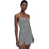 Amanda Uprichard Women's Puzzle Strapless Mini Dress