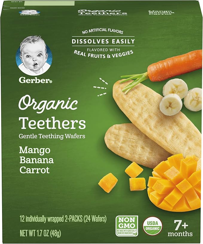 gerber organic teethers